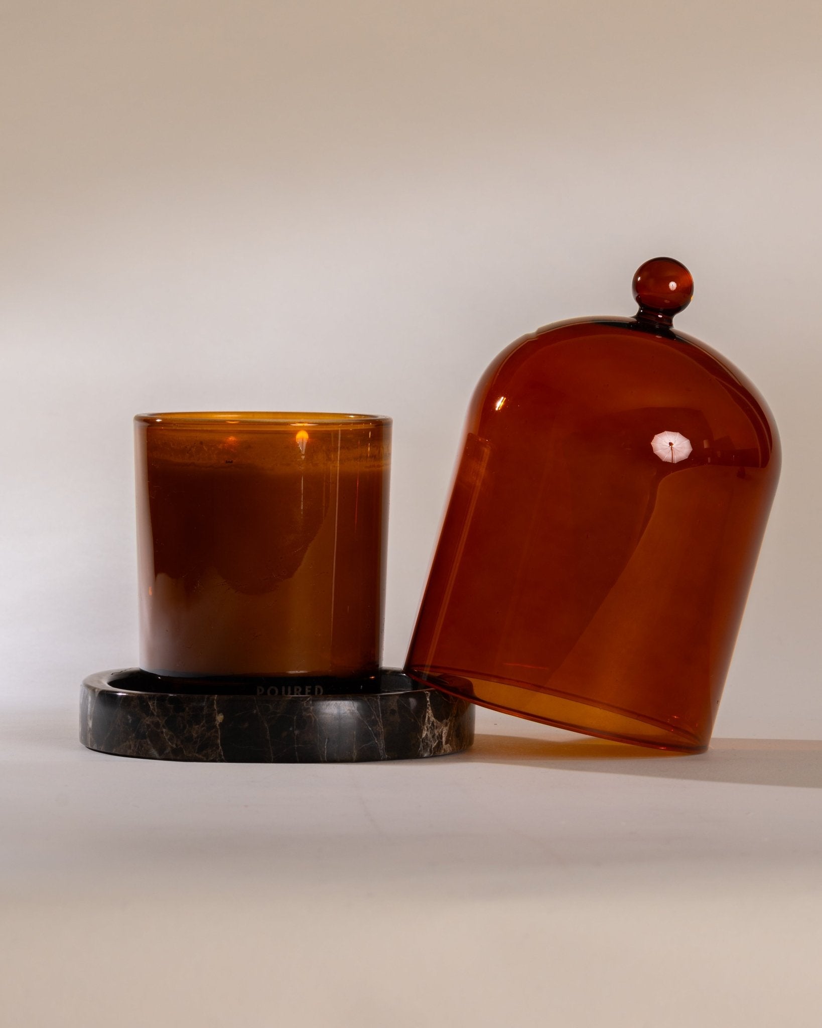 AMBER CLOCHE + STONE - Home Decor Accessories