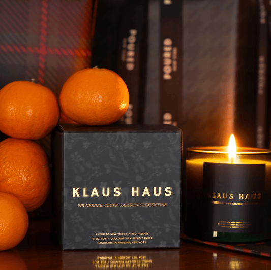 KLAUS HAUS - Candle - Moody Lifestyle Shot - Poured New York