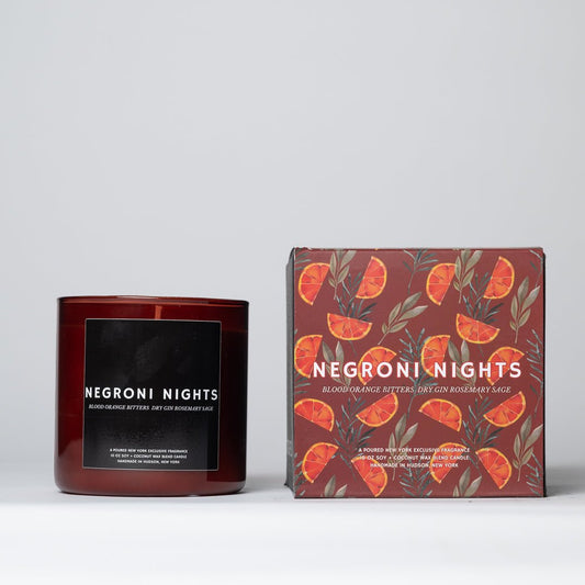 NEGRONI NIGHTS - Candle - Box - Poured New York