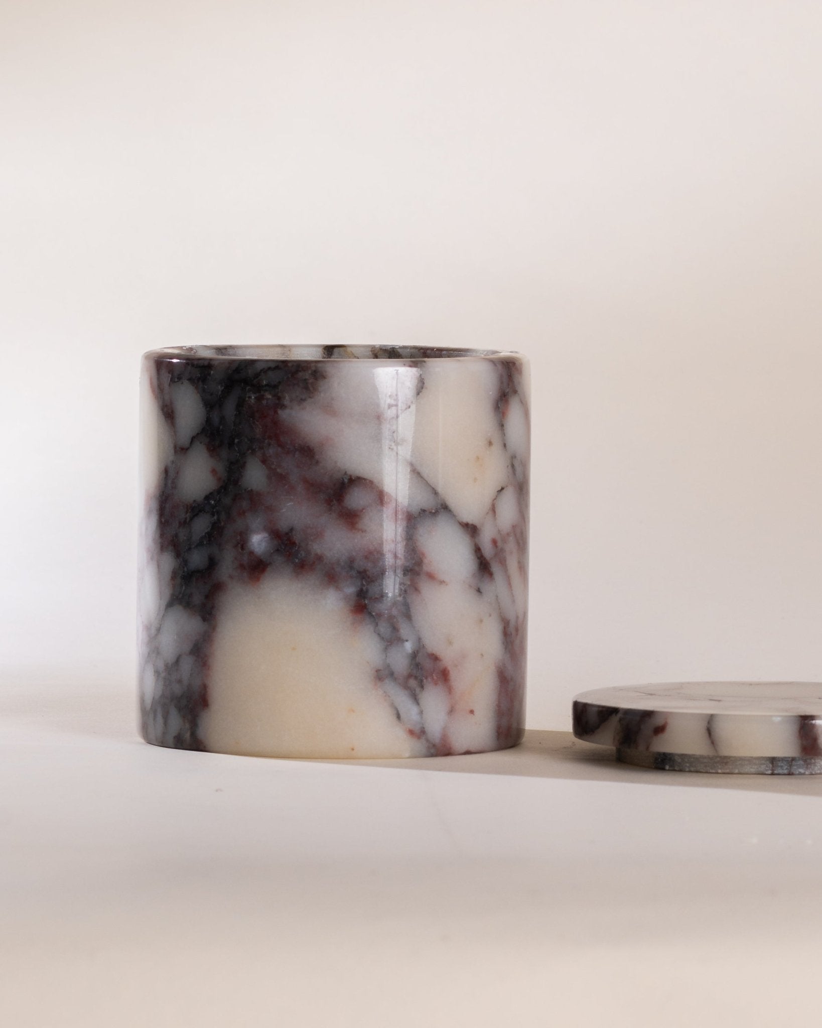 PURPLE MARBLE CANDLE | Poured New York