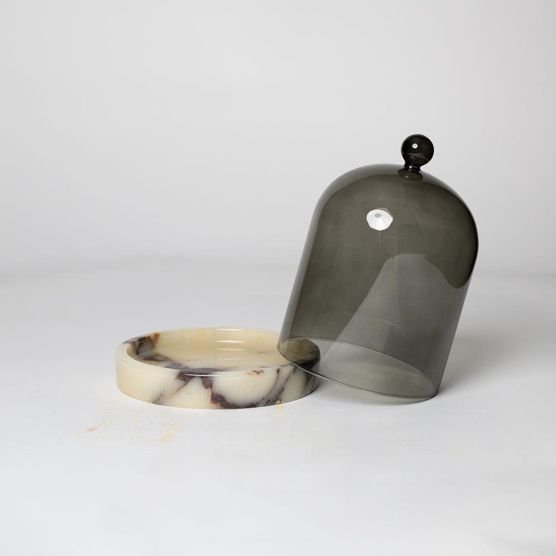 PURPLE SAGE CLOCHE + STONE