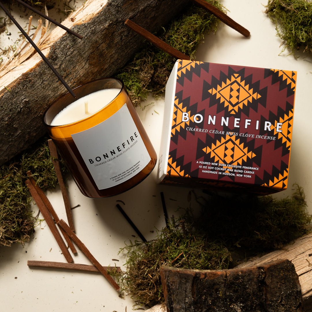 BONNEFIRE - Candle - Moody Lifestyle Shot - Poured New York