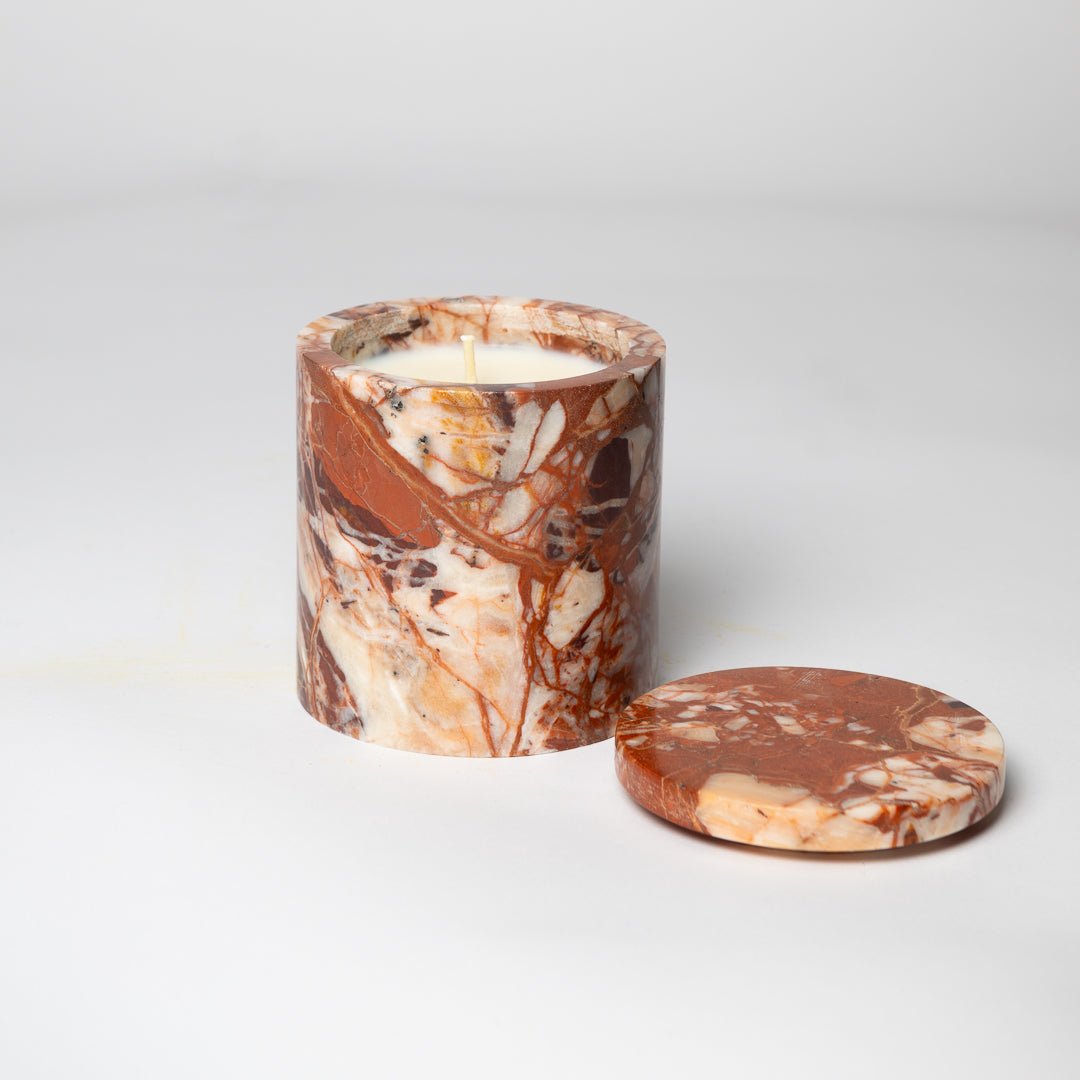 BRICK MARBLE CANDLE - Poured New York