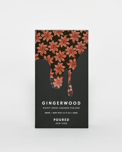 GINGERWOOD - Abode + Body Mist - Box - Poured New York