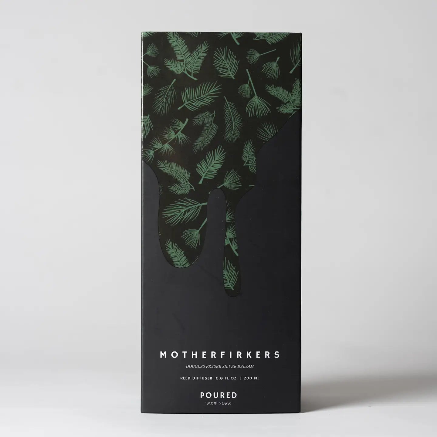 MOTHERFIRKERS - Hand blown glass Reed Diffuser - Box - Poured New York