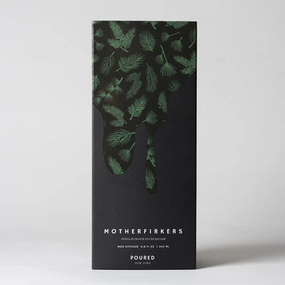 MOTHERFIRKERS - Hand blown glass Reed Diffuser - Box - Poured New York