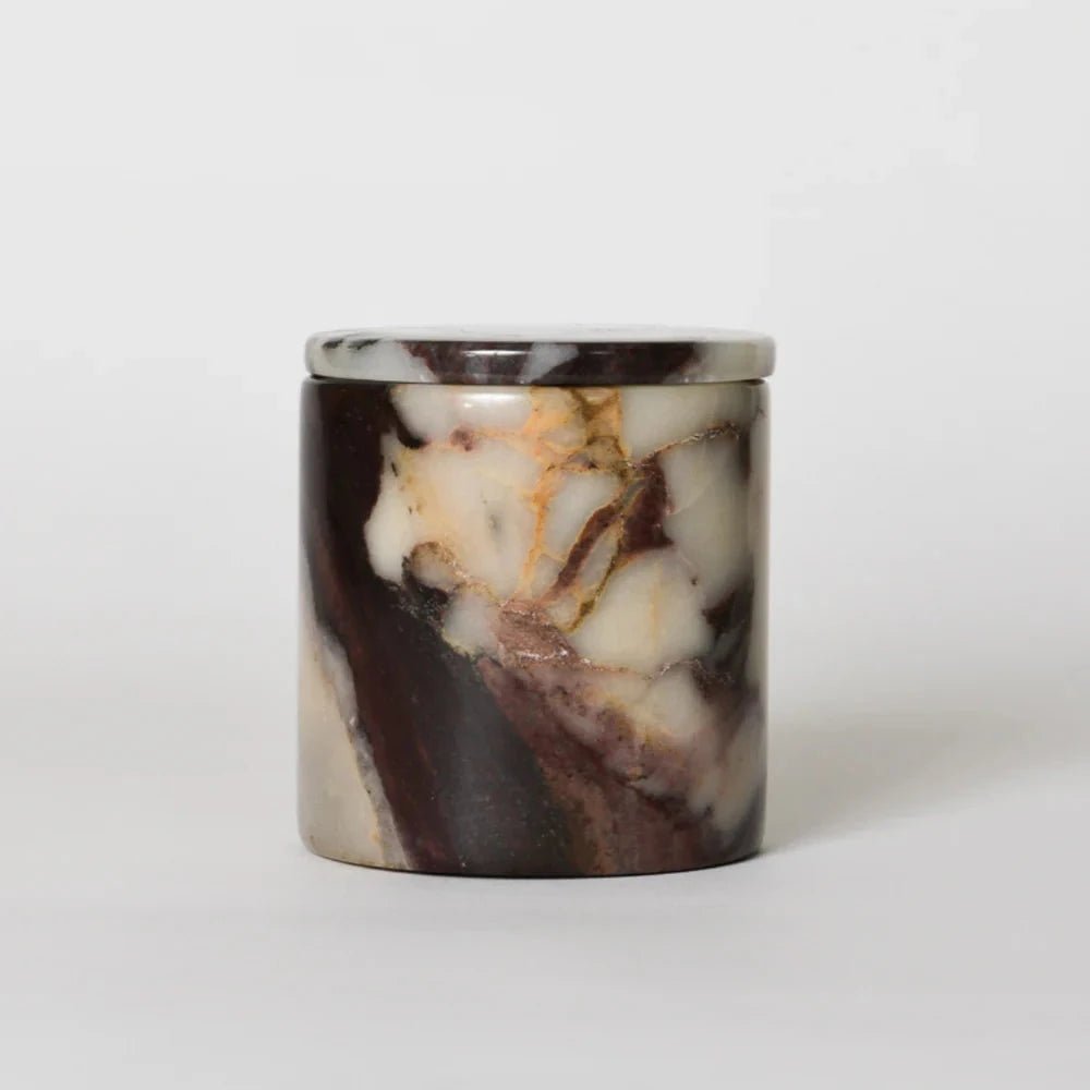 PURPLE MARBLE CANDLE - Poured New York